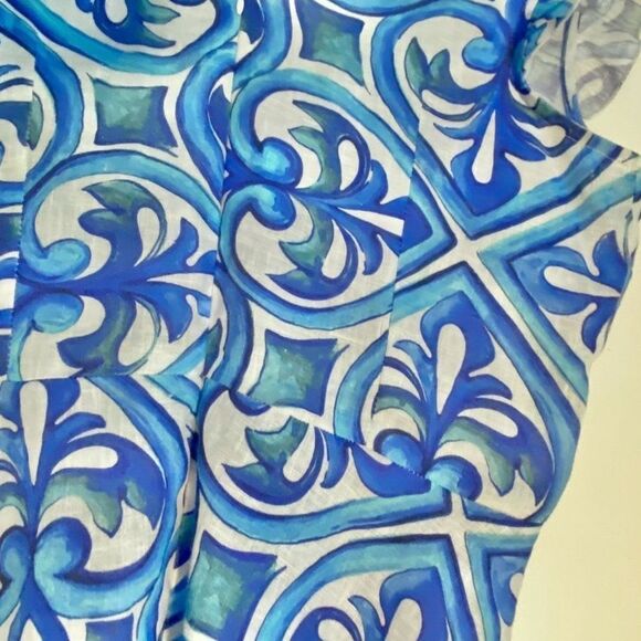 Made in Italy Italian linen dress from a boutique in positano - Picture 7 of 12